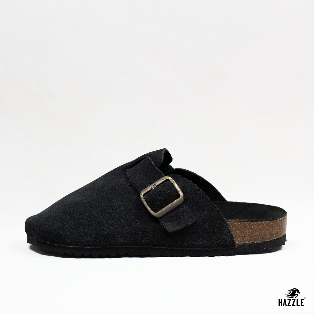 TEXAS - Black | Imported Leather Sandal