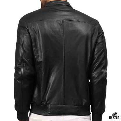 Trendy Black Leather Jacket