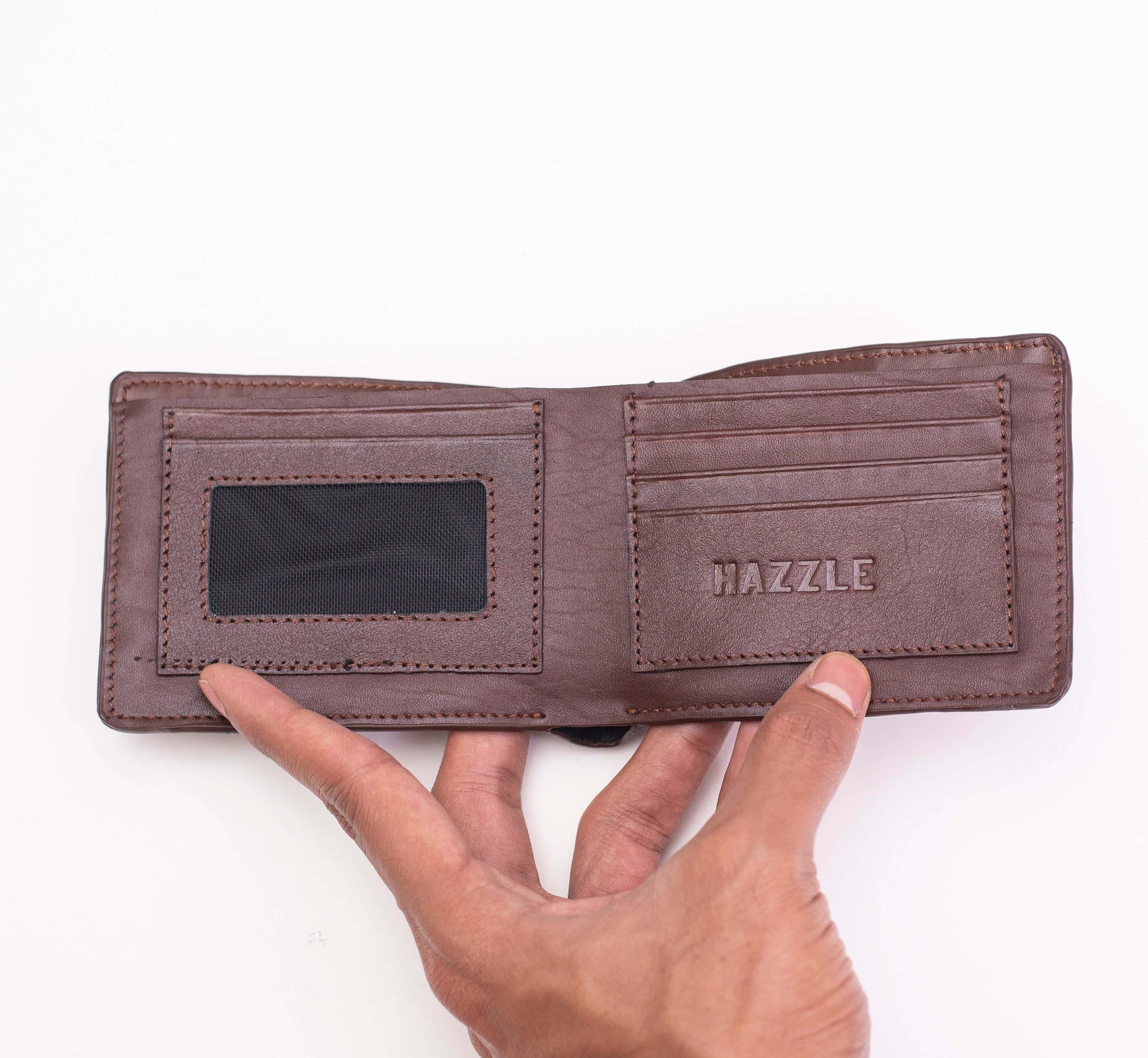 Crocodile Wallet  Short - Chocolate