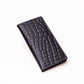 Croco Dice Wallet Long - Black