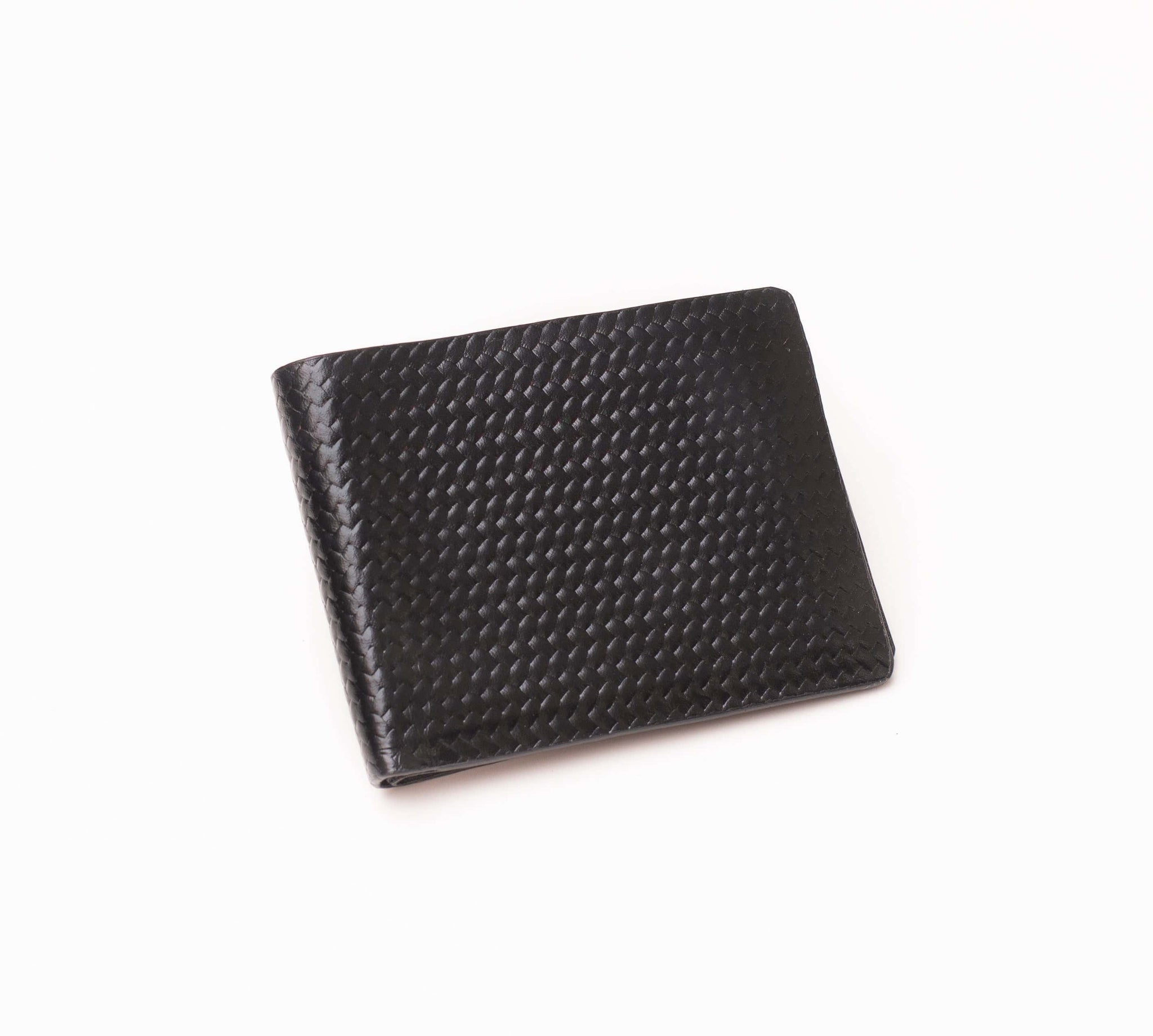Braided Wallet Short - Black