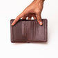 Alligator Wallet Glossy - Chocolate