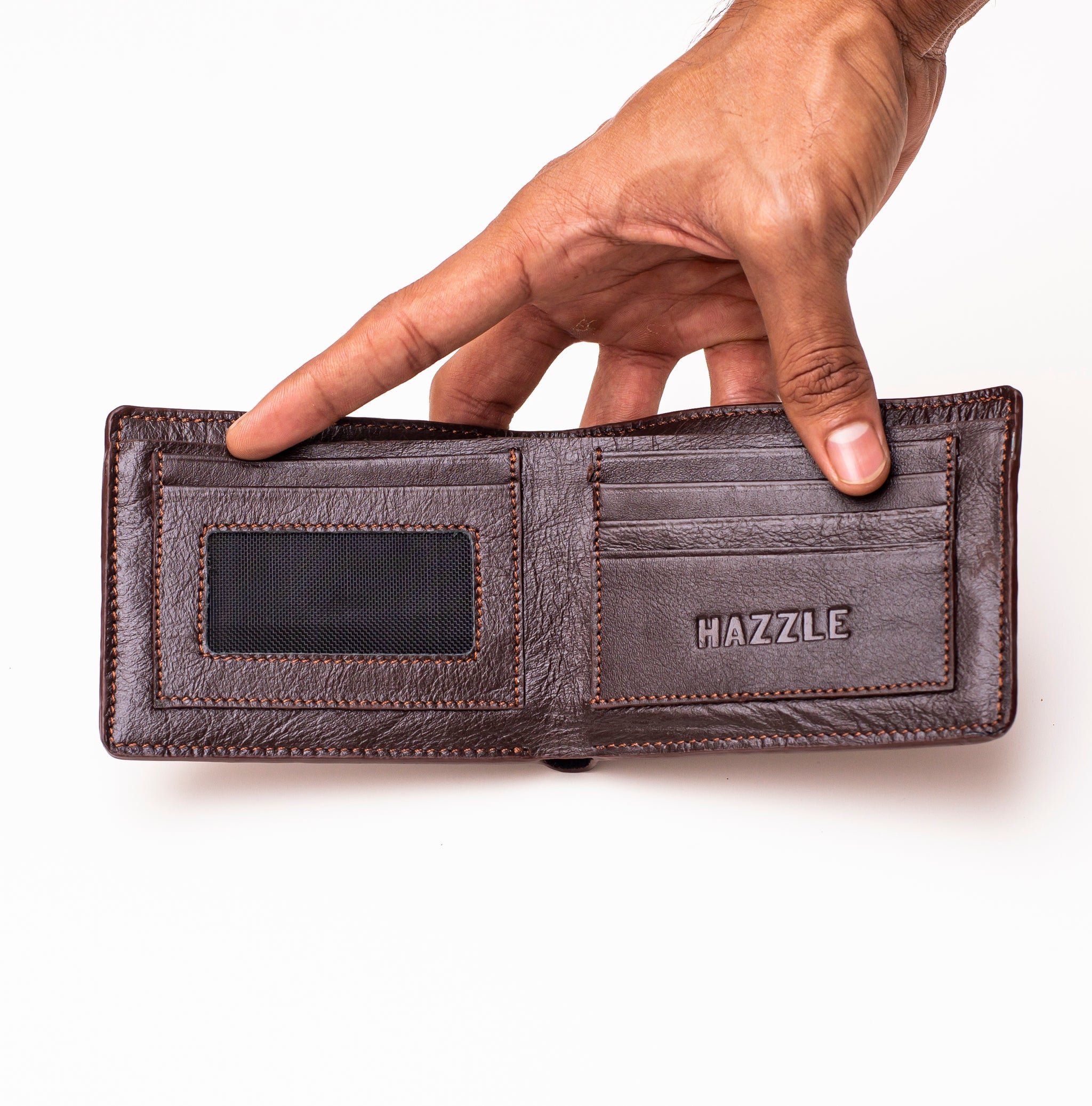 Braided Wallet Short - Chocolate